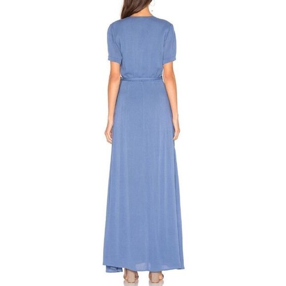 The Jetset Diaries Freebird Maxi Dress In Cerulean Blue Women’s Size Small New - Picture 3 of 11